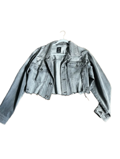 Dexire cropped denim jean Jacket